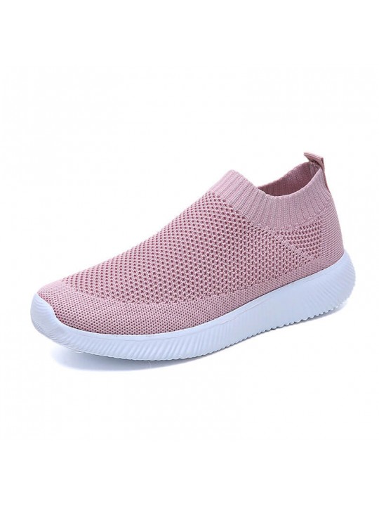 Size:4.5-12 Women Fashion Color Blocking Plus Size Sneakers