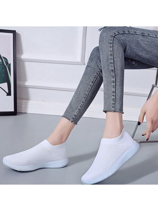 Size:4.5-12 Women Fashion Color Blocking Plus Size Sneakers