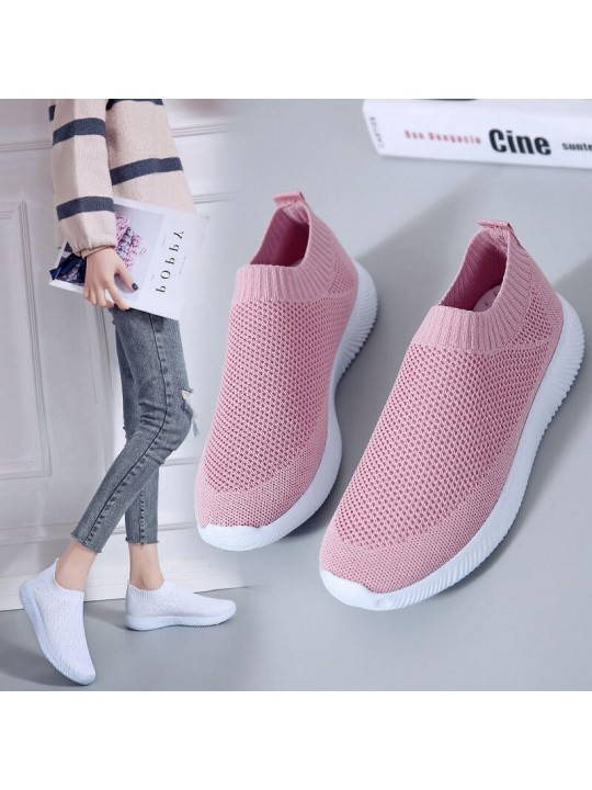 Size:4.5-12 Women Fashion Color Blocking Plus Size Sneakers