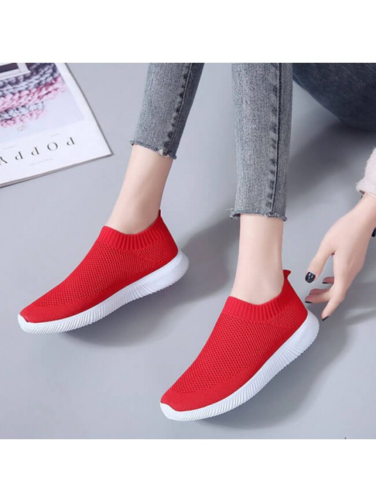 Size:4.5-12 Women Fashion Color Blocking Plus Size Sneakers