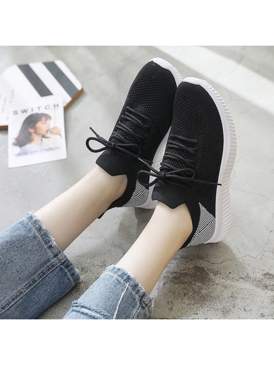 Size:5-8.5 Women Fashion Color Blocking Breathable Sneakers