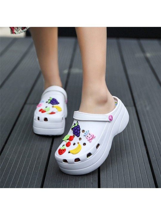 Size:4.5-10 Women Cute Cartoon Decorative Soft-soled Sandals