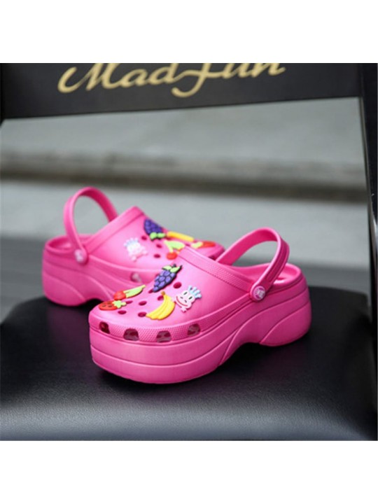 Size:4.5-10 Women Cute Cartoon Decorative Soft-soled Sandals