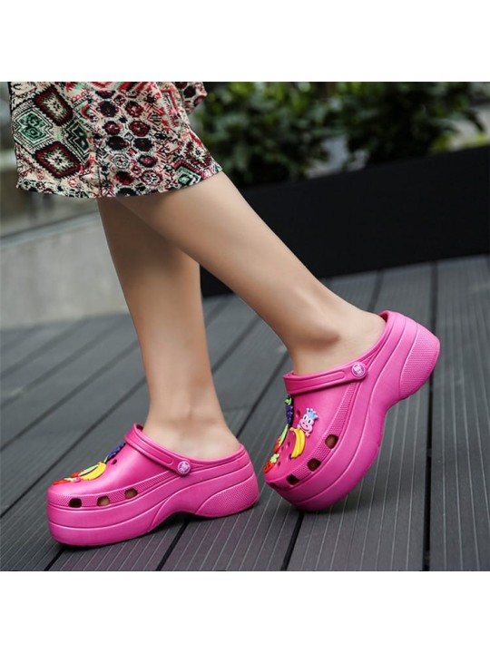 Size:4.5-10 Women Cute Cartoon Decorative Soft-soled Sandals