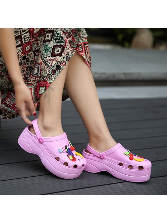 Size:4.5-10 Women Cute Cartoon Decorative Soft-soled Sandals