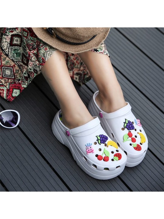 Size:4.5-10 Women Cute Cartoon Decorative Soft-soled Sandals