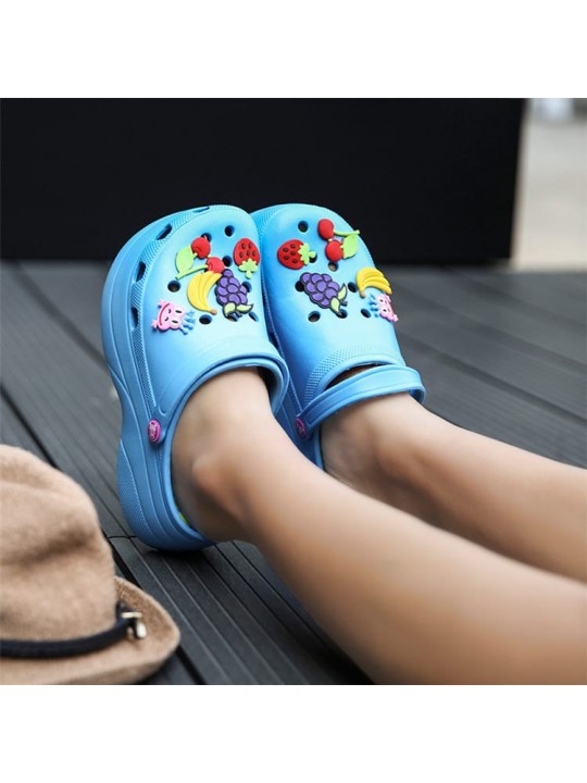 Size:4.5-10 Women Cute Cartoon Decorative Soft-soled Sandals