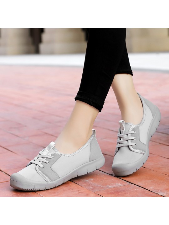 Women Fashion Casual Plus Size Breathable Flat Walking Style Sneaker