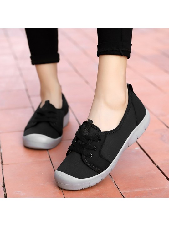 Women Fashion Casual Plus Size Breathable Flat Walking Style Sneaker