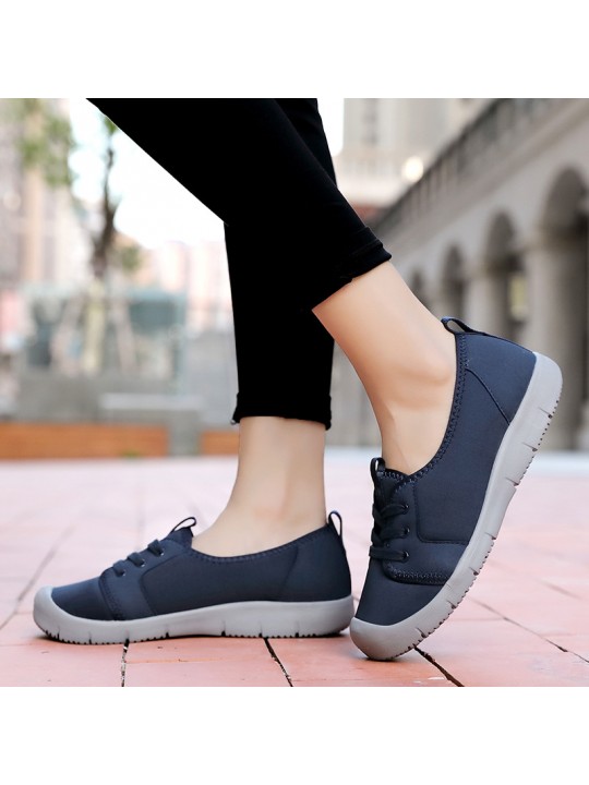 Women Fashion Casual Plus Size Breathable Flat Walking Style Sneaker