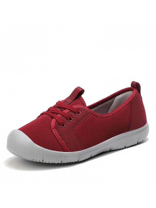 Women Fashion Casual Plus Size Breathable Flat Walking Style Sneaker