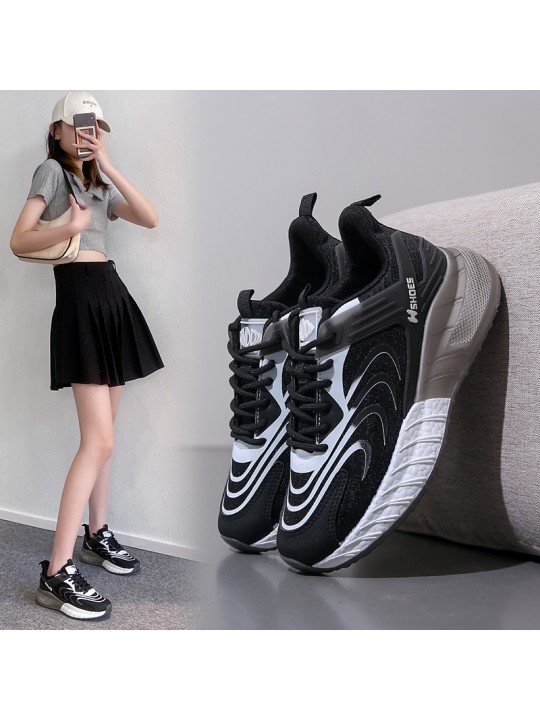 Women Fashion Casual Comfortable Breathable Lace-Up Sneaker